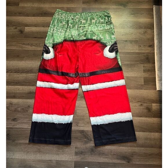 Dreamwave Christmas Santa Claus Fleece Pants Men’s Size 2XL NEW - Picture 8 of 11